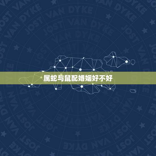 属蛇与鼠配婚姻好不好，我是属蛇的与属兔的婚姻好不好？