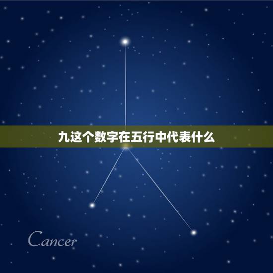 九这个数字在五行中代表什么，数字pcr系统
