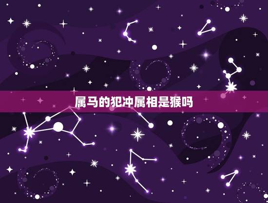 属马的犯冲属相是猴吗,属马的和属猴的反向吗 属马的犯冲属相是猴吗,属马的和属猴的反向吗