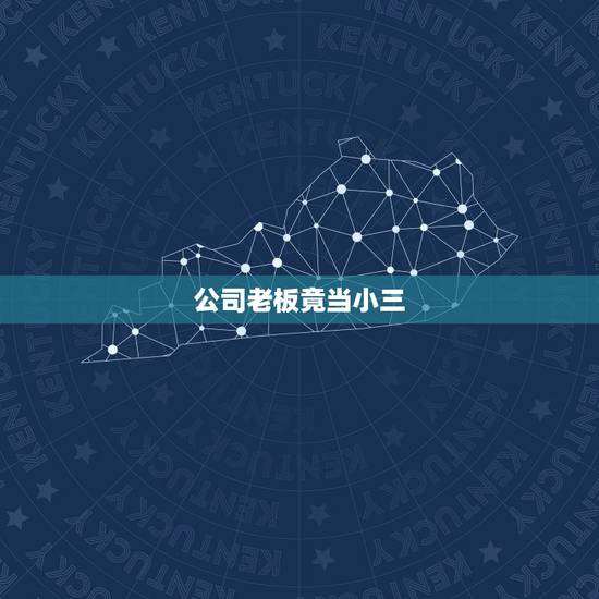 公司老板竟当小三，跟女的做了老板的小三又找了个男朋友但他为什么要留在公
