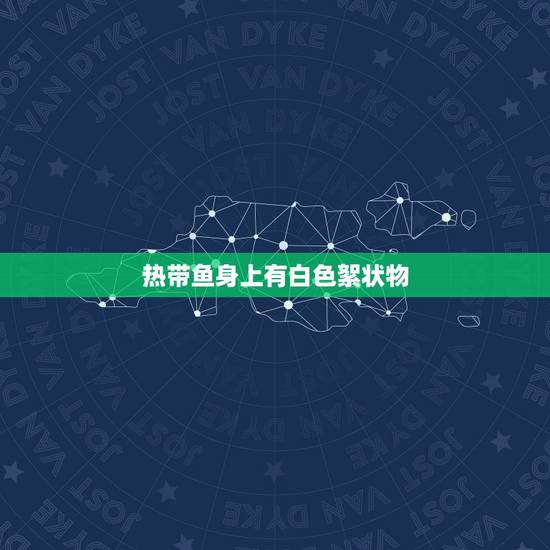 热带鱼身上有白色絮状物，鱼粪便中有白色丝状物，病态？