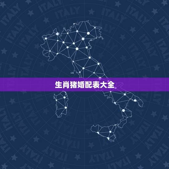 生肖猪婚配表大全,95年属猪的姻缘在哪年 生肖猪婚配表大全,95年属猪的姻缘在哪年