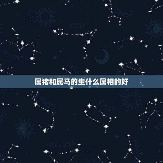 属猪和属马的生什么属相的好,我和老公属马生个属猪的小孩可以吗 属猪和属马的生什么属相的好,我和老公属马生个属猪的小孩可以吗