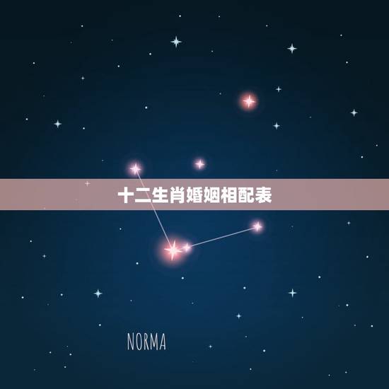 十二生肖婚姻相配表，十二生肖配对姻缘合婚