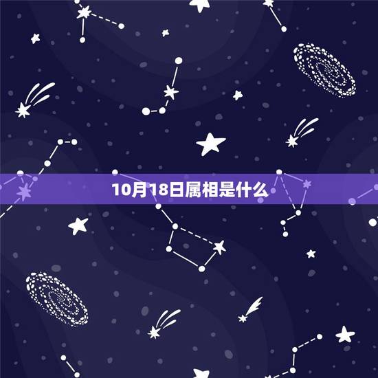 10月18日属相是什么，2019年本月农历十月十八日是属什么生肖？