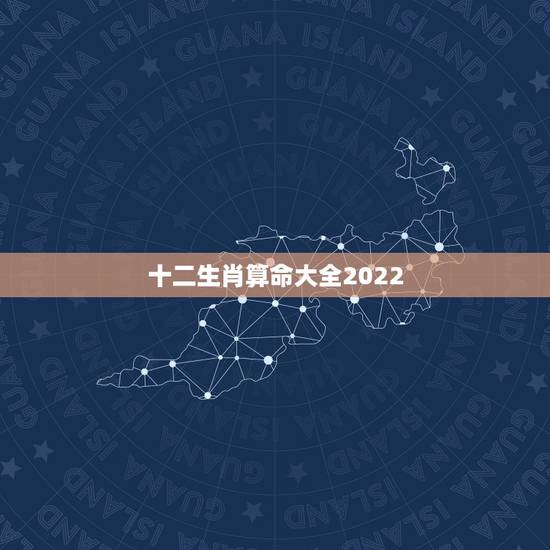 十二生肖算命大全2022，2022年运势12生肖运势