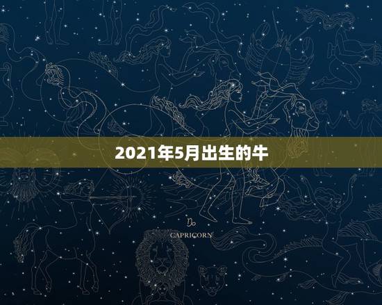 2021年5月出生的牛，2021年牛年几月出生的孩子最好命