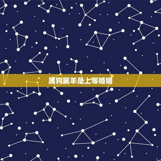 属狗属羊是上等婚姻，都说属狗和属羊不宜结婚，真的吗？