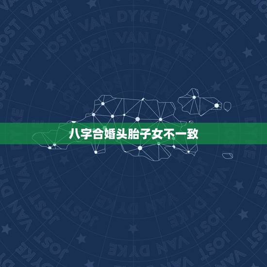 八字合婚头胎子女不一致，八字合婚，出现这个是什么意思？求解