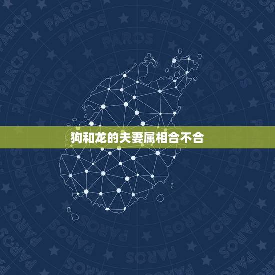 狗和龙的夫妻属相合不合,属狗跟属龙的成夫妻合适吗 狗和龙的夫妻属相合不合,属狗跟属龙的成夫妻合适吗