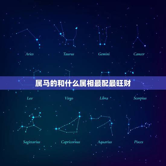 属马的和什么属相最配最旺财，男属马婚配更佳属相