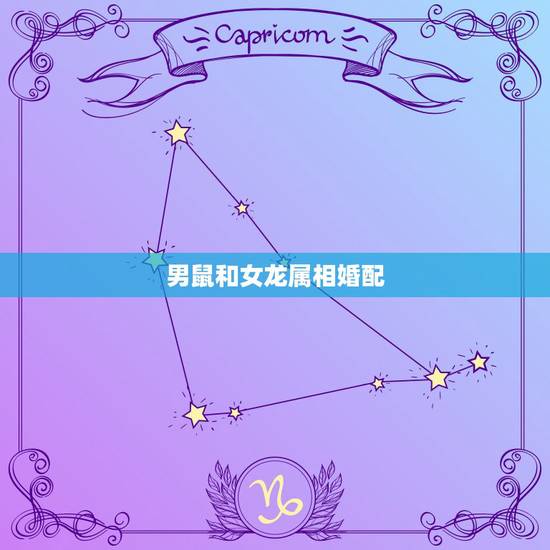 男鼠和女龙属相婚配,男方属鼠,女方属龙,他们相配吗? 男鼠和女龙属相婚配,男方属鼠,女方属龙,他们相配吗?