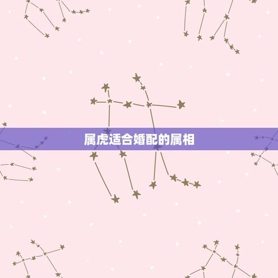 属虎适合婚配的属相，女的98年的属虎和什么属相最配