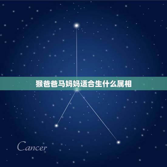 猴爸爸马妈妈适合生什么属相，属马的爸爸和属猴的妈妈生个虎宝宝干吗