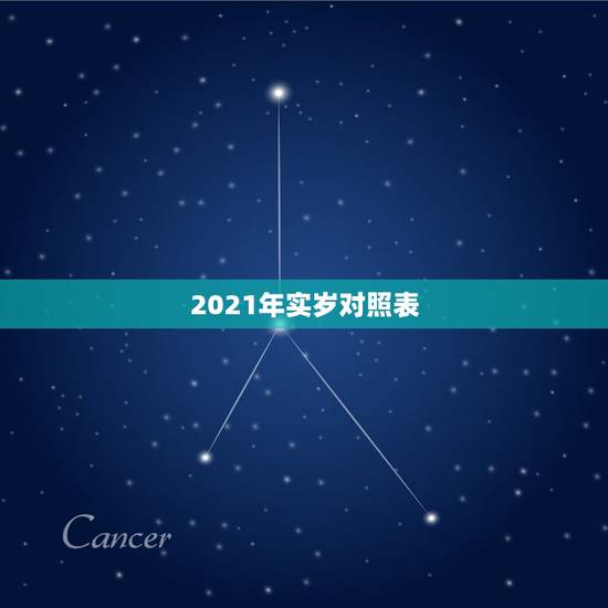 2021年实岁对照表,属相年龄对照表2021 2021年实岁对照表,属相年龄对照表2021