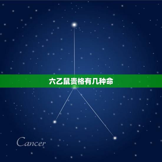 六乙鼠贵格有几种命,六乙鼠贵是罕见命 六乙鼠贵格有几种命,六乙鼠贵是罕见命