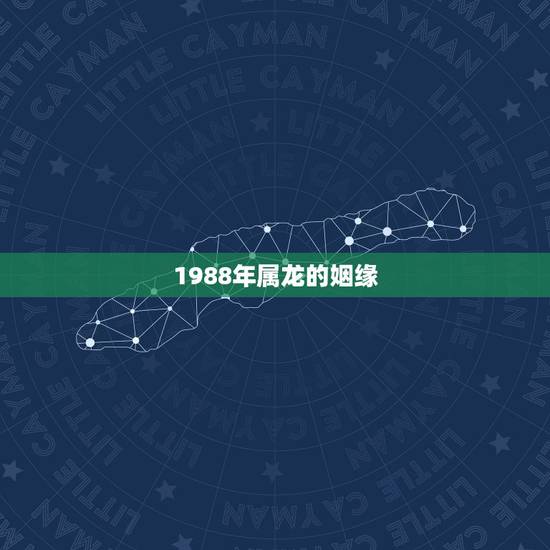 1988年属龙的姻缘，1988年属龙的婚姻配对
