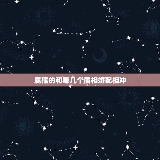属猴的和哪几个属相婚配相冲,属猴的和什么属相最配,属猴的属相婚配表 属猴的和哪几个属相婚配相冲,属猴的和什么属相最配,属猴的属相婚配表