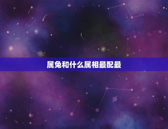 属兔和什么属相最配最，属兔和什么属相比较相配