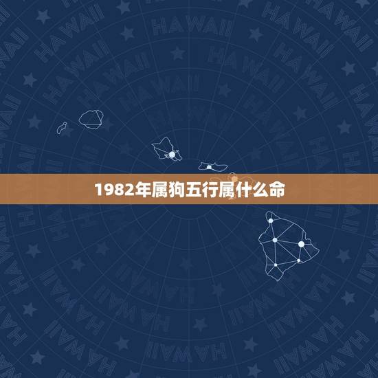 1982年属狗五行属什么命，1982年属狗的五行是啥