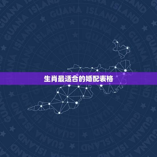 生肖最适合的婚配表格，属相婚配十二生肖年龄表