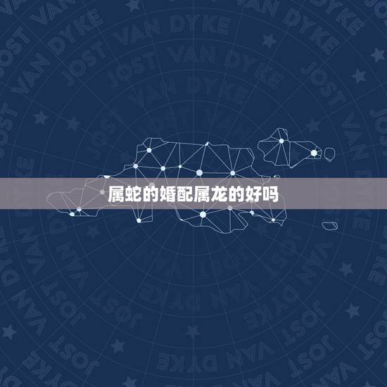 属蛇的婚配属龙的好吗，女属蛇和男属龙配吗 详细�0�3