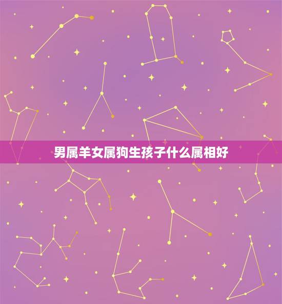 男属羊女属狗生孩子什么属相好,我属狗老公属羊,我们生个什么属相的宝宝最 男属羊女属狗生孩子什么属相好,我属狗老公属羊,我们生个什么属相的宝宝最