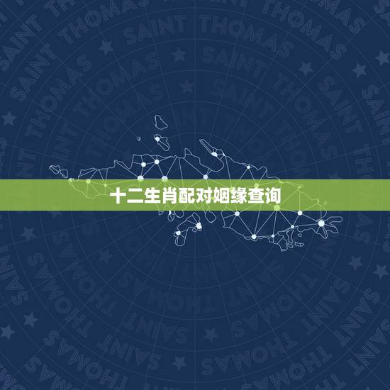 十二生肖配对姻缘查询，十二生肖更佳配对