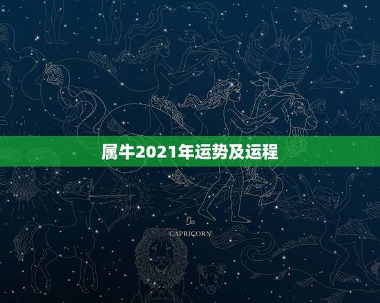 属牛2021年运势及运程 属牛2021年每月运势
