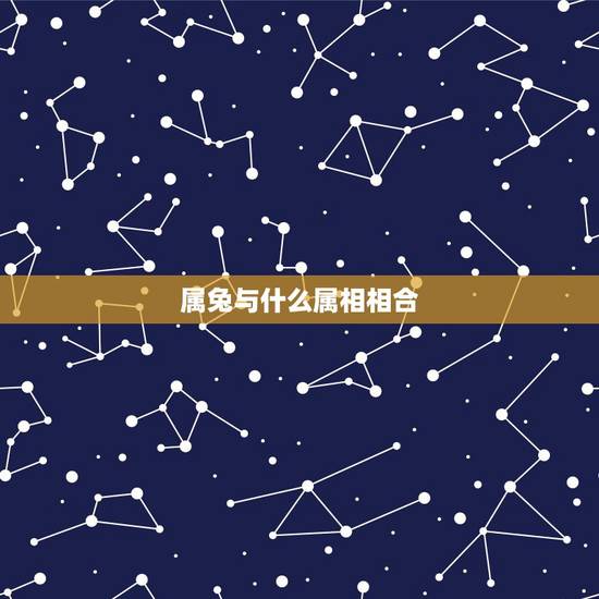 属兔与什么属相相合，属相猪与什么属相相合