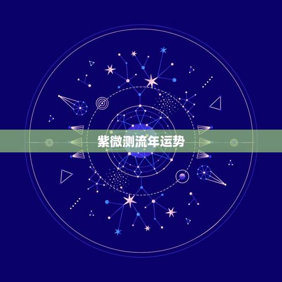 紫微测流年运势，紫微斗数在线排盘