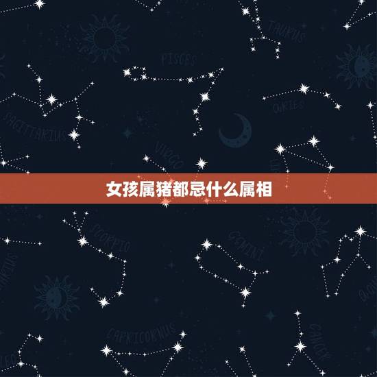女孩属猪都忌什么属相，男属猪的和什么属相最配