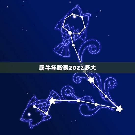 属牛年龄表2022多大,年龄与生肖对照表 属牛年龄表2022多大,年龄与生肖对照表