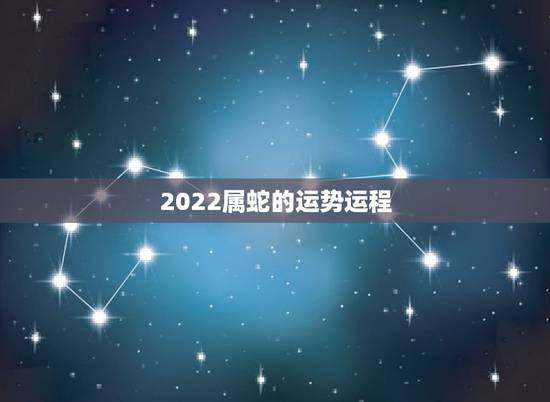 2022属蛇的运势运程，蛇人2021年运势运程