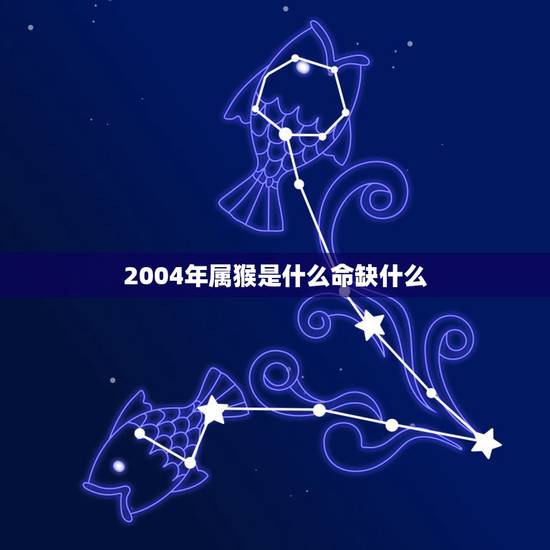 2004年属猴是什么命缺什么,甲申年出生五行缺什么 2004年属猴是什么命缺什么,甲申年出生五行缺什么