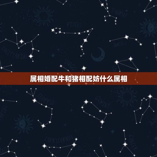 属相婚配牛和猪相配妨什么属相，属牛的和什么属相比较相配啊？