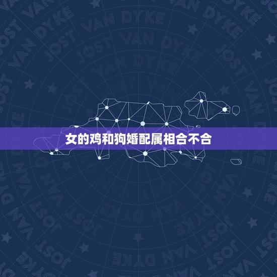女的鸡和狗婚配属相合不合,男属鸡和女属狗配合吗,属相重要还是感情重要? 女的鸡和狗婚配属相合不合,男属鸡和女属狗配合吗,属相重要还是感情重要?