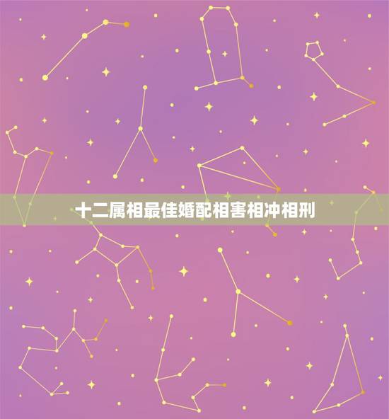 十二属相最佳婚配相害相冲相刑,相刑相克相害是什么意思,哪种利害 十二属相最佳婚配相害相冲相刑,相刑相克相害是什么意思,哪种利害
