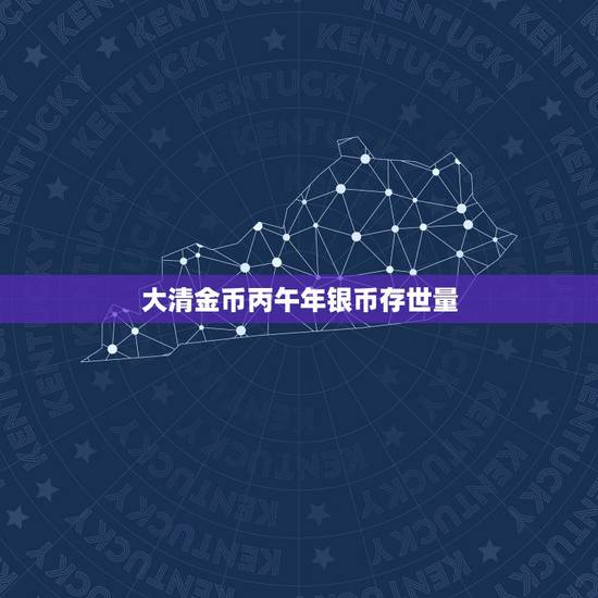 大清金币丙午年银币存世量，大清金币市场价格多少