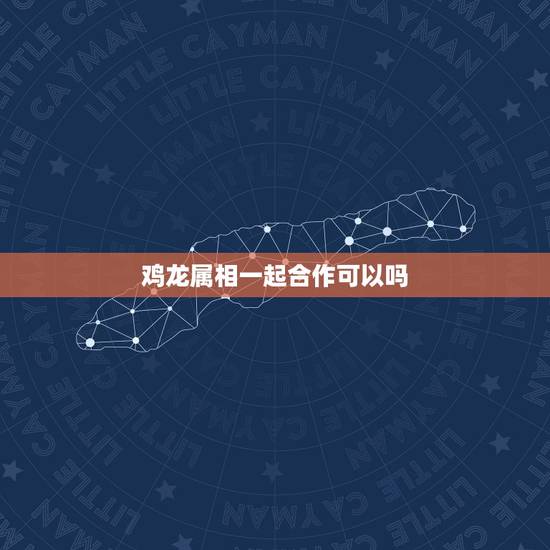 鸡龙属相一起合作可以吗，属龙人和属鸡人在一起工作如何