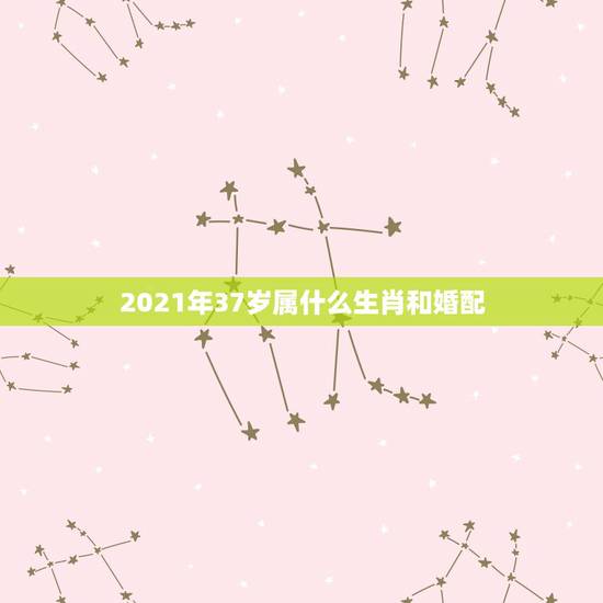 2021年37岁属什么生肖和婚配，十二生肖岁数年龄表