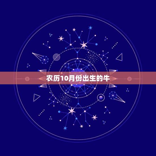 农历10月份出生的牛，属牛的几月份出生最好