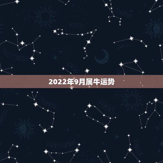 2022年9月属牛运势，1973年属牛人2022年每月运势