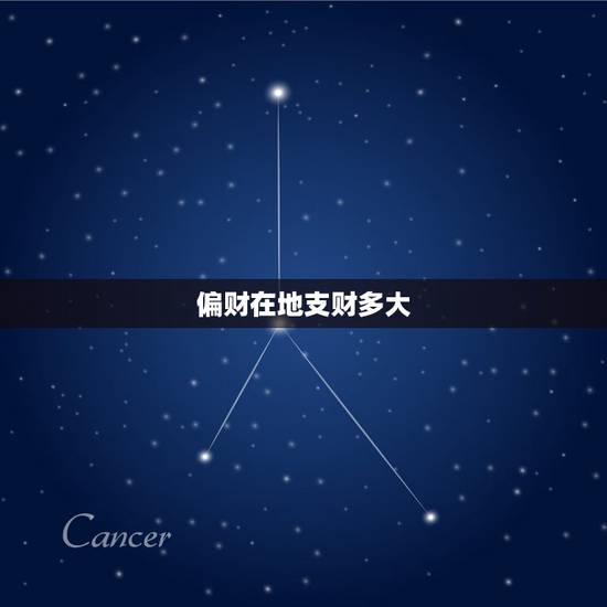 偏财在地支财多大,地支财是大财 偏财在地支财多大,地支财是大财