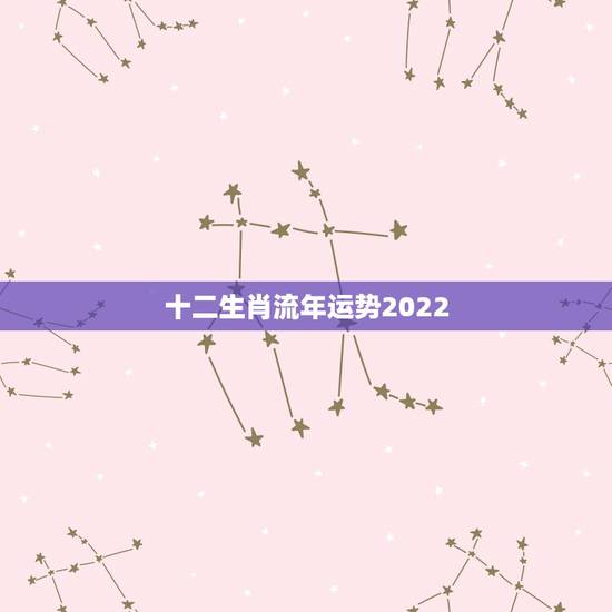十二生肖流年运势2022，2022十二生肖运势