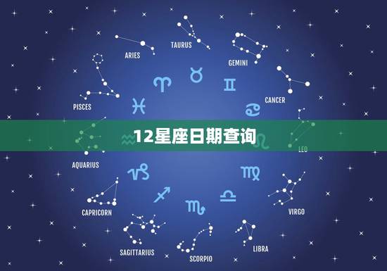 12星座日期查询，12星座出生日期表