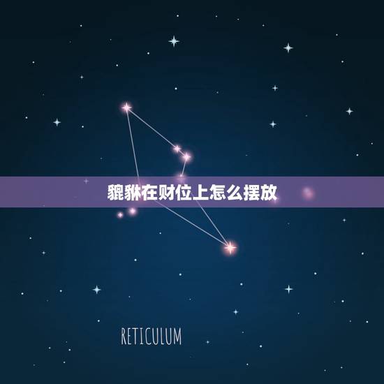 貔貅在财位上怎么摆放，财位貔貅怎么摆放呢，求指点？