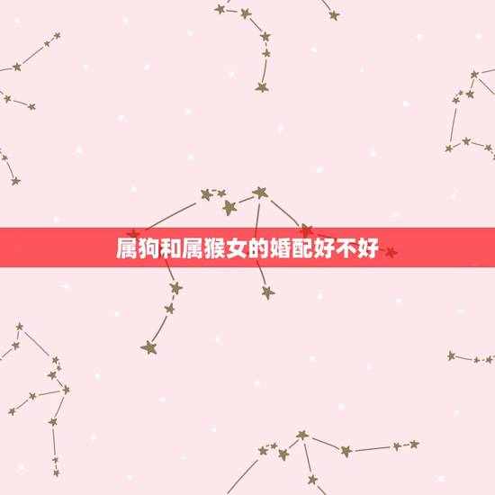 属狗和属猴女的婚配好不好,属猴与属狗的婚配好不好 属狗和属猴女的婚配好不好,属猴与属狗的婚配好不好