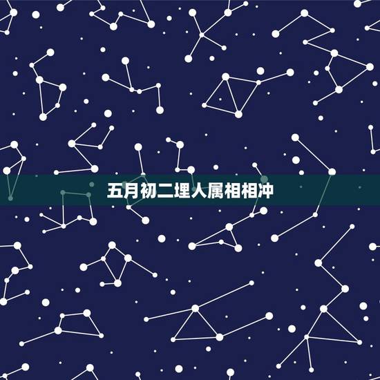 五月初二埋人属相相冲，2019年农历五月初二中午一点多出生的人是属什么