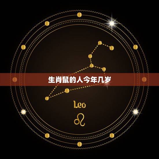 生肖鼠的人今年几岁,生肖鼠今年多少岁了 生肖鼠的人今年几岁,生肖鼠今年多少岁了